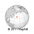 Outline Map of the Area around 39° 3' 25" N, 164° 58' 29" E, rectangular outline
