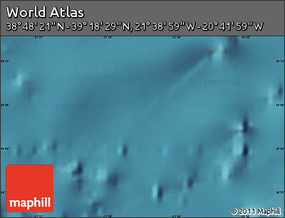 Satellite Map of the Area around 39° 3' 25" N, 21° 10' 29" W