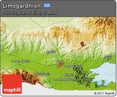 Physical 3D Map of Limogárdhion
