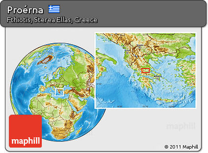 Physical Location Map of Proérna