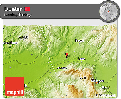 Physical 3D Map of Dualar