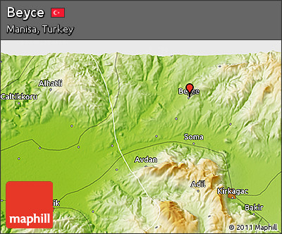 Physical 3D Map of Beyce