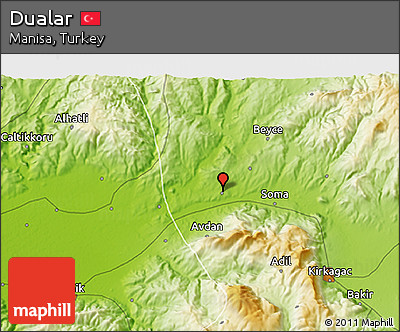 Physical 3D Map of Dualar