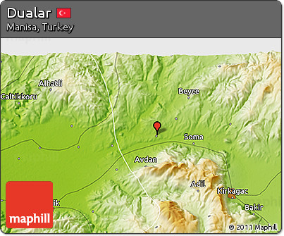 Physical 3D Map of Dualar