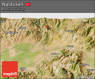 Satellite 3D Map of Naldöken