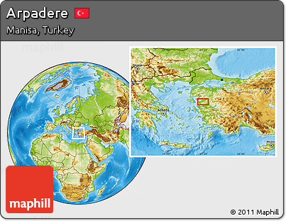 Physical Location Map of Arpadere