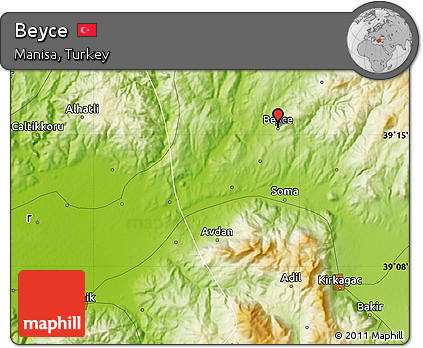 Physical Map of Beyce