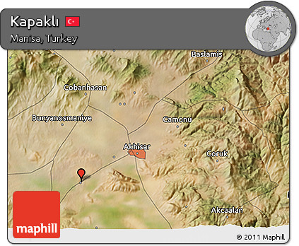 Satellite 3D Map of Kapaklı