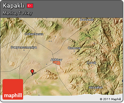 Satellite 3D Map of Kapaklı