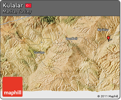 Satellite 3D Map of Kulalar