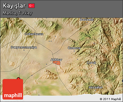 Satellite 3D Map of Kayışlar