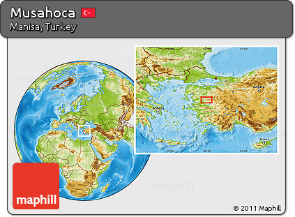 Physical Location Map of Musahoca