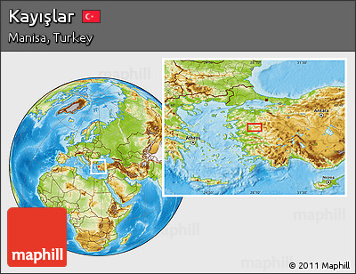 Physical Location Map of Kayışlar