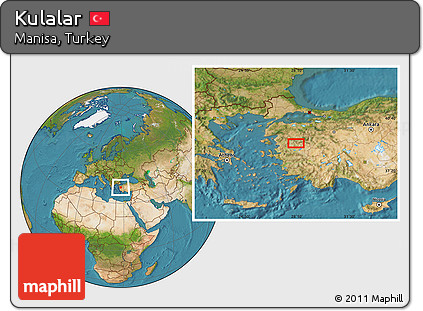 Satellite Location Map of Kulalar