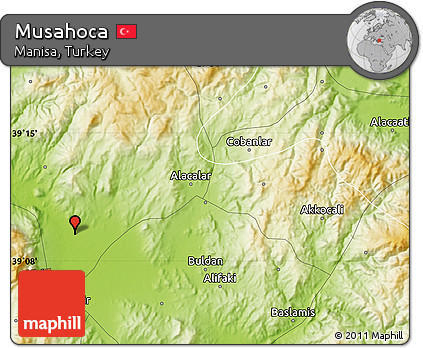 Physical Map of Musahoca