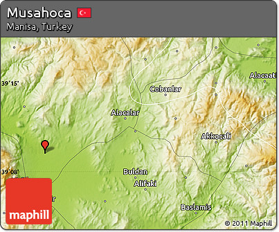 Physical Map of Musahoca