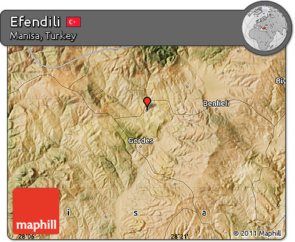 Satellite Map of Efendili