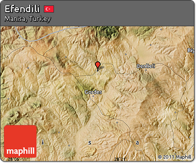 Satellite Map of Efendili