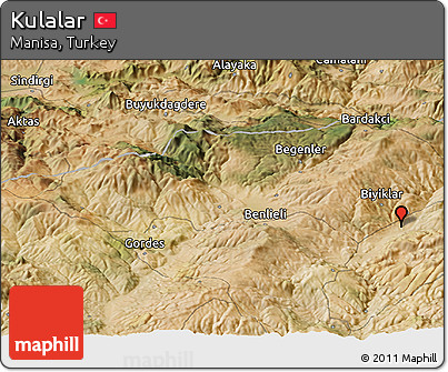 Satellite Panoramic Map of Kulalar
