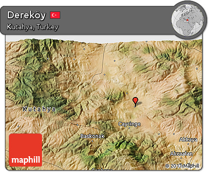 Satellite 3D Map of Dereköy