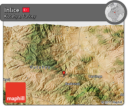 Satellite 3D Map of İnlice