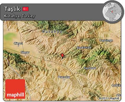 Satellite 3D Map of Taşlık