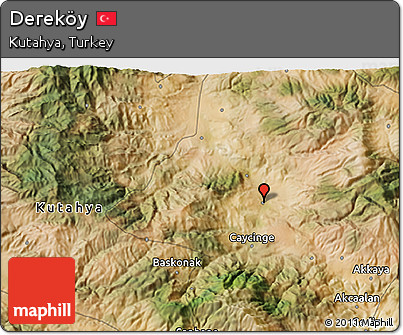 Satellite 3D Map of Dereköy