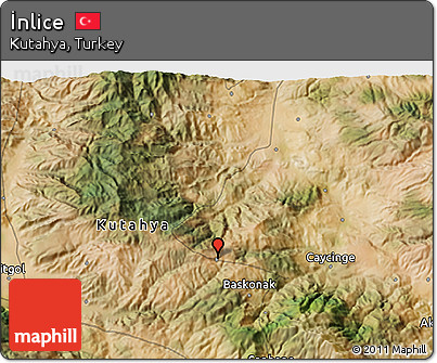 Satellite 3D Map of İnlice