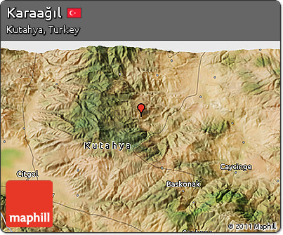 Satellite 3D Map of Karaağıl