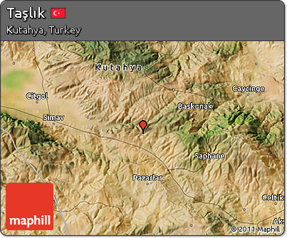 Satellite 3D Map of Taşlık