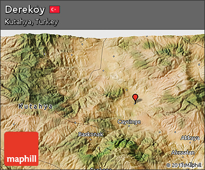 Satellite 3D Map of Dereköy