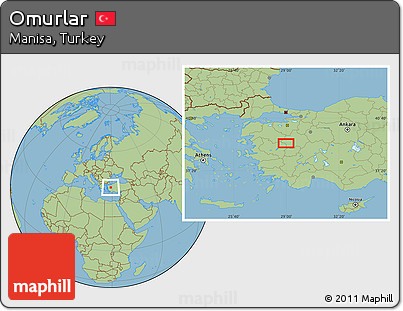 Savanna Style Location Map of Omurlar