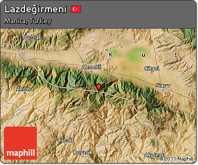 Satellite Map of Lazdeğirmeni