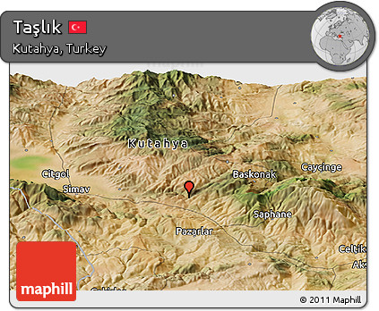 Satellite Panoramic Map of Taşlık