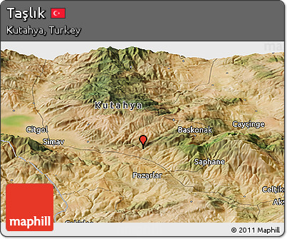 Satellite Panoramic Map of Taşlık