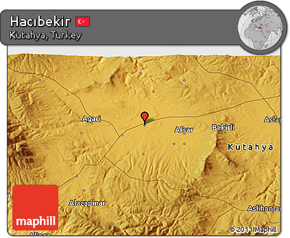 Physical 3D Map of Hacıbekir