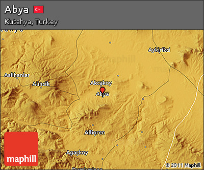 Physical 3D Map of Abya