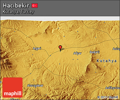 Physical 3D Map of Hacıbekir
