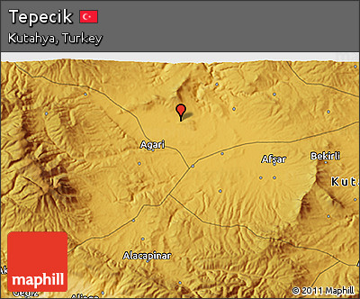 Physical 3D Map of Tepecik