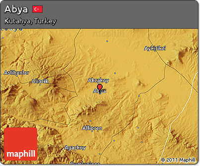 Physical 3D Map of Abya