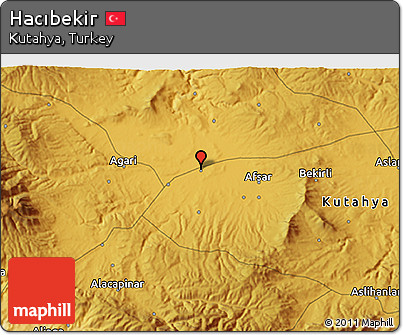 Physical 3D Map of Hacıbekir