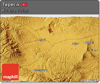 Physical 3D Map of Tepecik