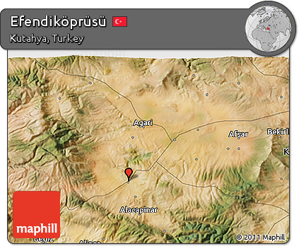 Satellite 3D Map of Efendiköprüsü