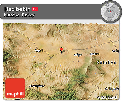 Satellite 3D Map of Hacıbekir