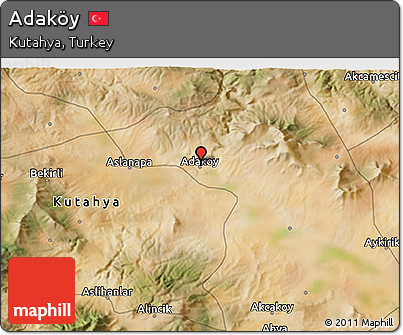 Satellite 3D Map of Adaköy