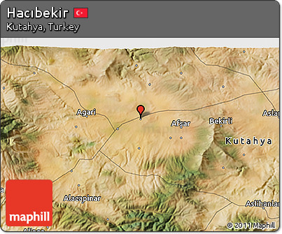 Satellite 3D Map of Hacıbekir