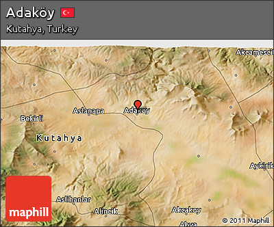 Satellite 3D Map of Adaköy