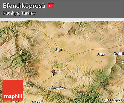 Satellite 3D Map of Efendiköprüsü