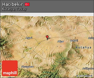 Satellite 3D Map of Hacıbekir