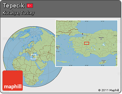 Savanna Style Location Map of Tepecik